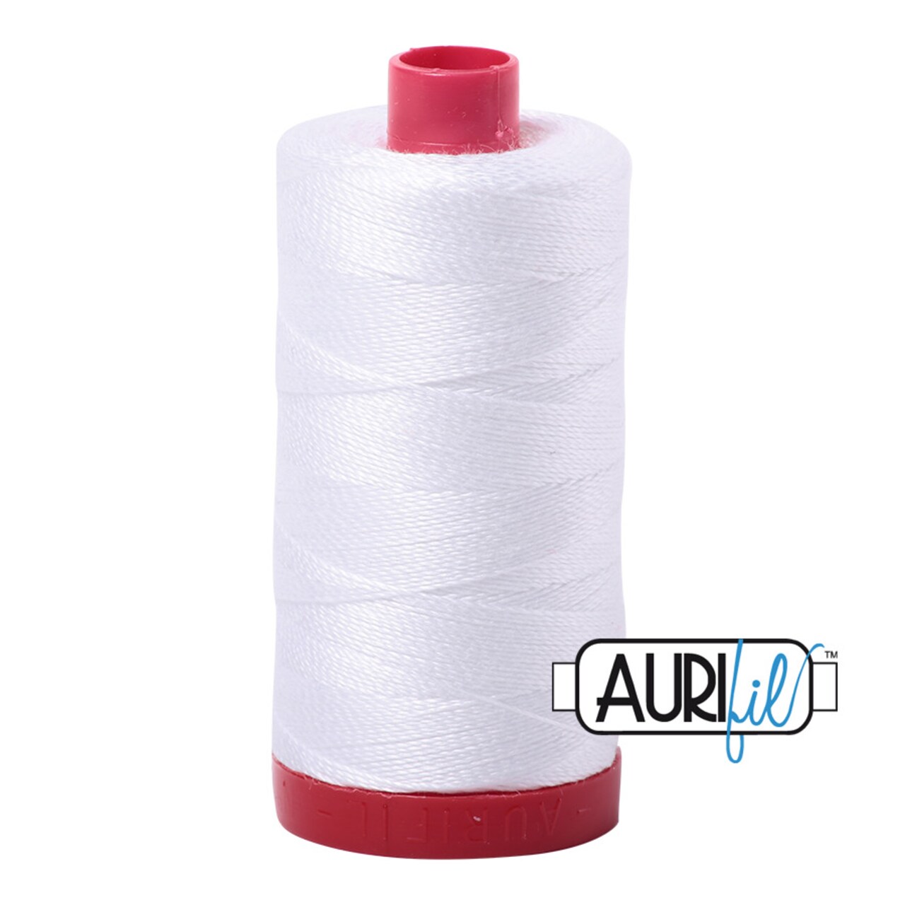 White (2024) | 12wt Large Spool (325M / 356Y) | Aurifil Thread